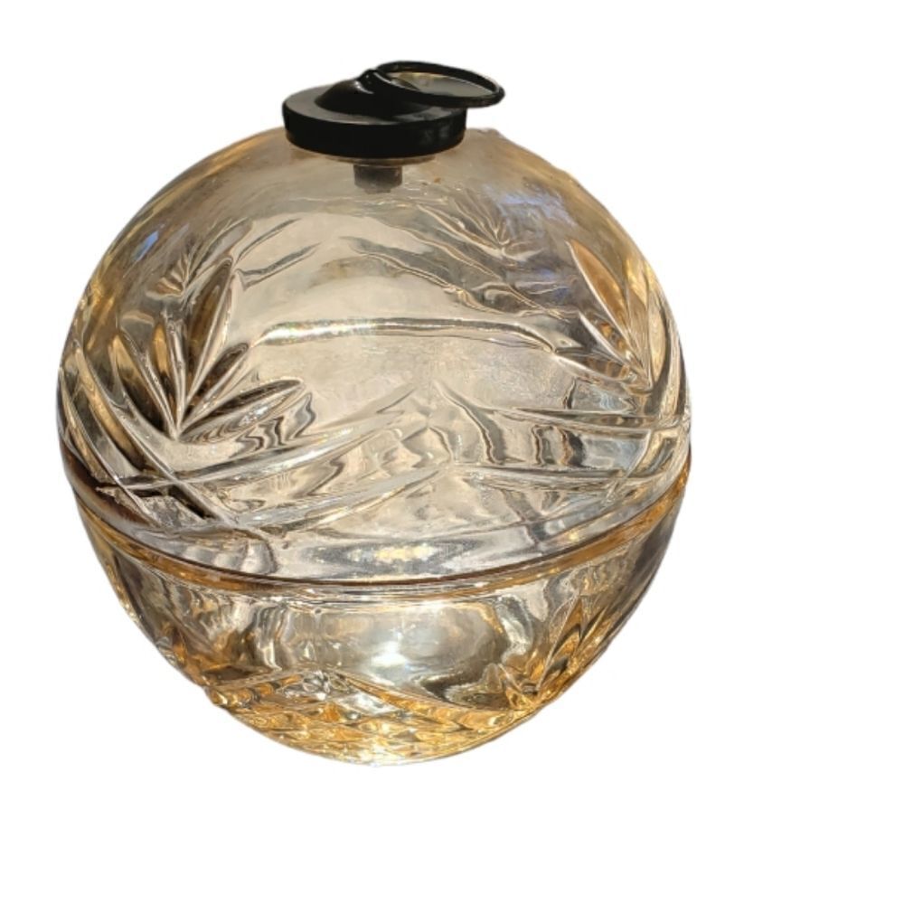 Glass Ornament Candy Dish